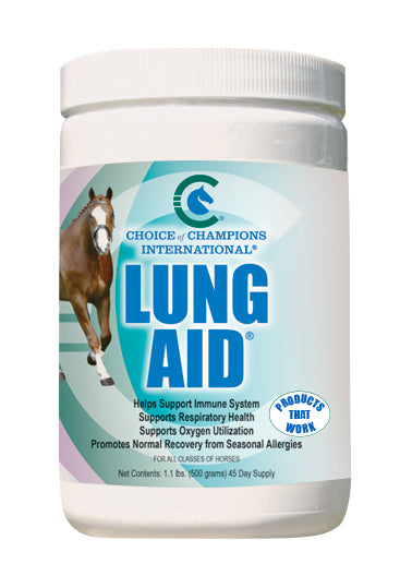 Choice of Champions LUNG AID equine respiratory supplement