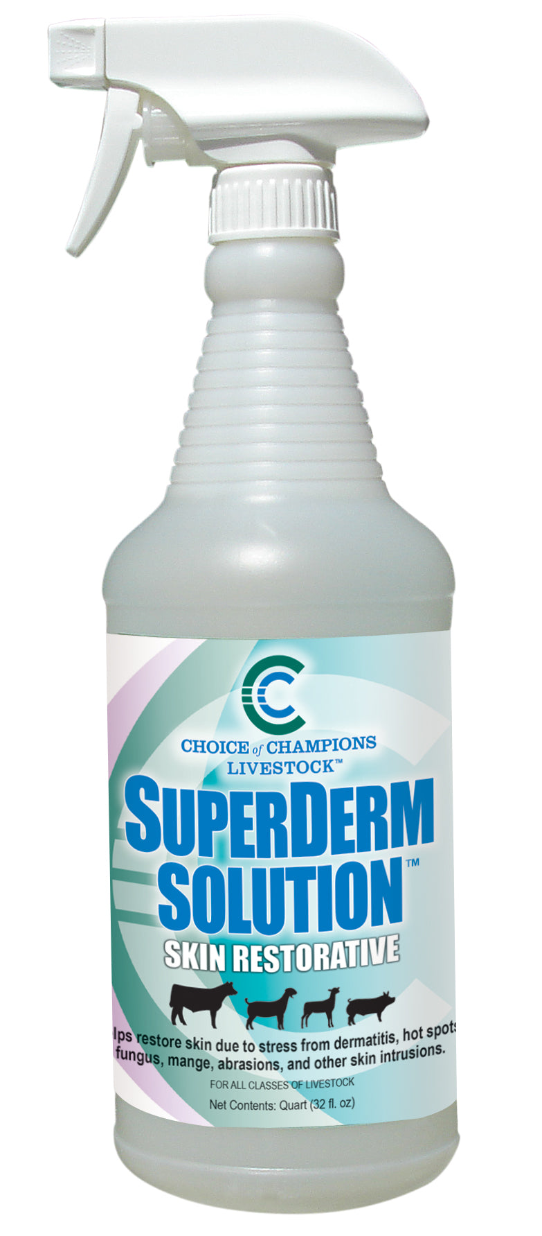 SUPERDERM SOLUTION 32 oz (Livestock)